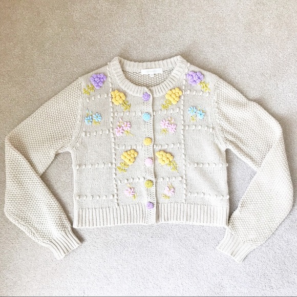 LoveShackFancy Briallon Cardigan Sweater - Picture 16 of 16